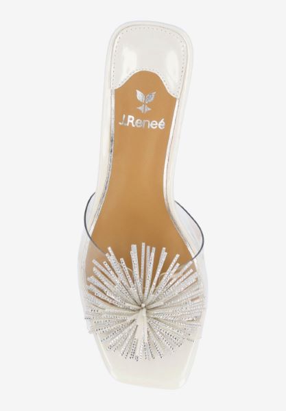 Top view of Ozara CLEAR/WHITE PATENT