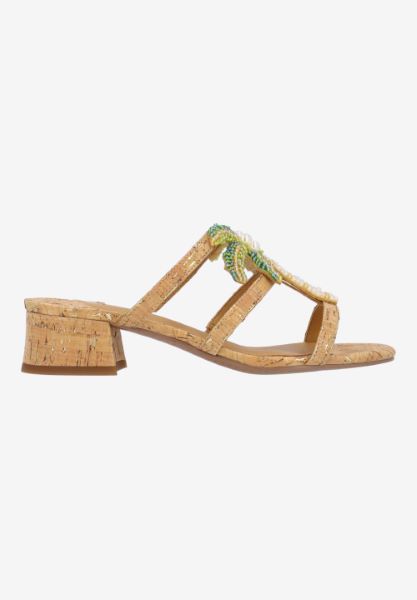 Right side view of Palmeto NATURAL/GOLD CORK