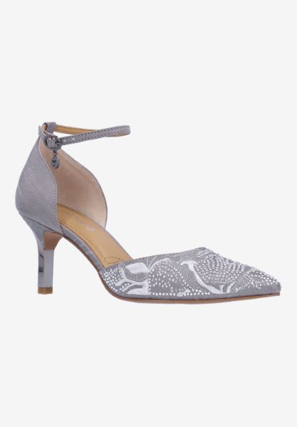 Front view of Payten DK GRAY SATIN/SILVER