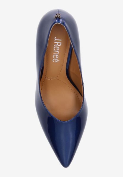 Top view of Phoebie NAVY PATENT