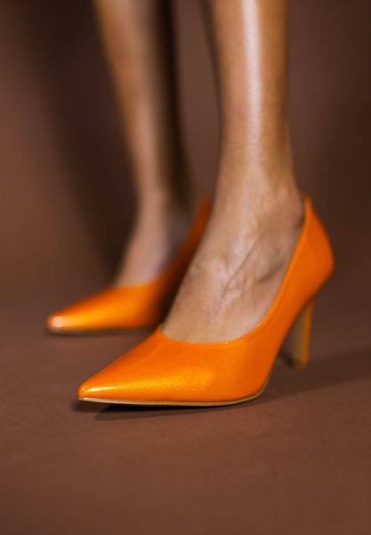 Lifestyle image of Phoebie ORANGE PATENT