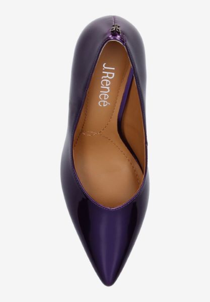 Top view of Phoebie PURPLE PATENT