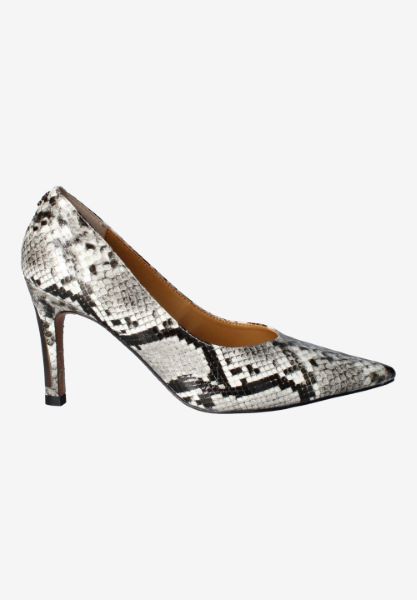 Right side view of Phoebie GRAY/BLACK/WHITE MULTI