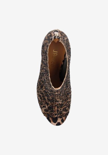 Top view of Radita BROWN/BLACK ANIMAL PRINT