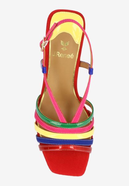 Top view of Regan BRIGHT MULTI PATENT/GROSGRAIN