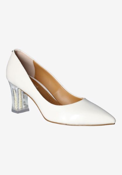 Front view of Relda WHITE PATENT
