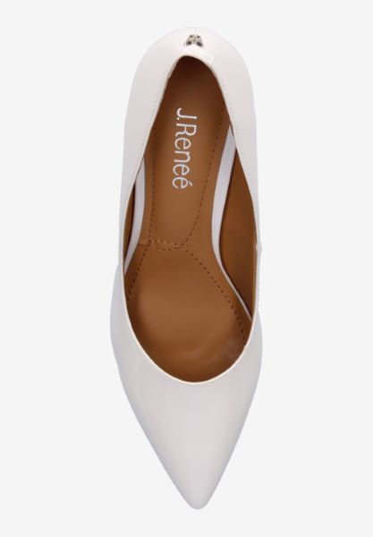 Top view of Relda WHITE PATENT