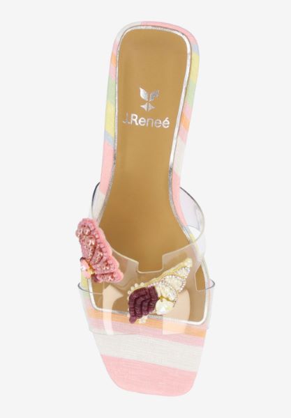 Top view of Seeshell CLEAR/PASTEL MULTI FABRIC