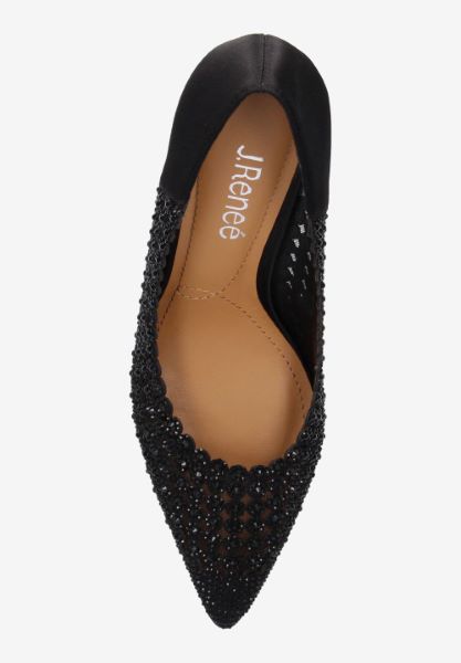 Top view of Sesily BLACK SATIN