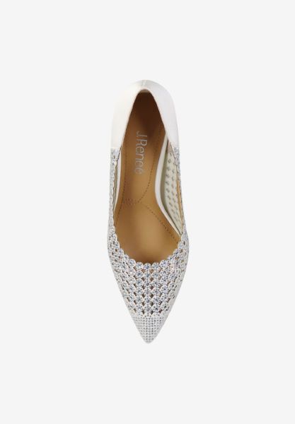 Top view of Sesily WHITE SATIN