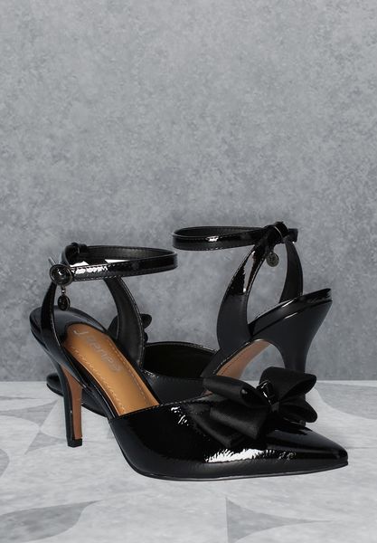 Lifestyle image of Shanaya BLACK PATENT/GROSGRAIN