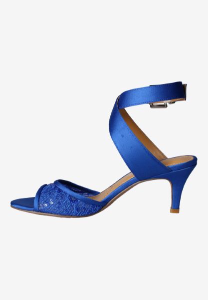 Left side view of Soncino BLUE MESH/SATIN