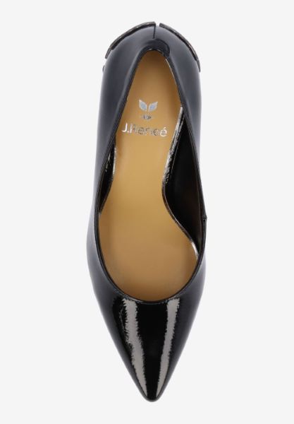 Top view of Tacy BLACK PATENT