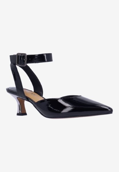 Front view of Tamsin BLACK PATENT