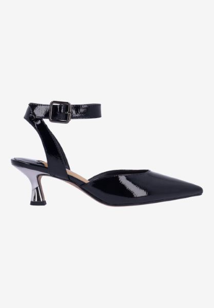 Right side view of Tamsin BLACK PATENT
