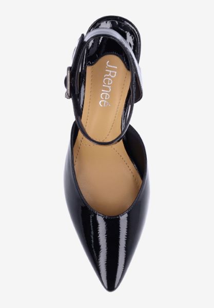Top view of Tamsin BLACK PATENT