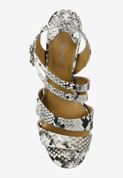 Top view of Uliana Cream/Black/Silver