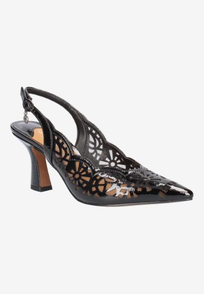 Front view of Valerian BLACK PATENT