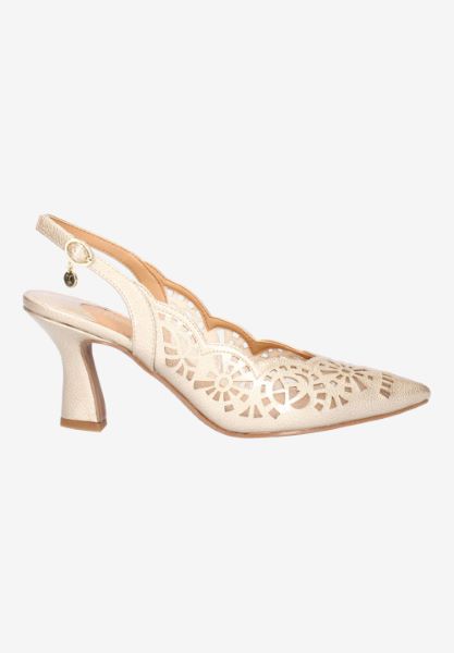 Right side view of Valerian TAUPE PATENT