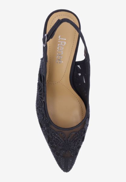 Top view of Vanani BLACK SHANTUNG/STONES