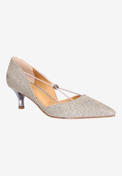 Front view of Varshee PEWTER DANCE GLITTER