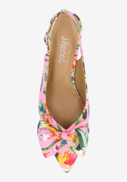 Top view of Weslee PINK/GREEN MULTI FLORAL