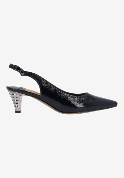 Right side view of Jeyora BLACK PATENT
