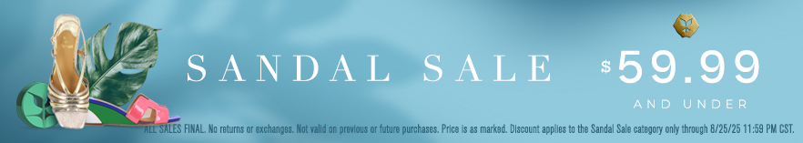 Sandal Sale $59.99 and under