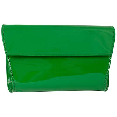 Front view of 10334 Patent Clutch Green Patent