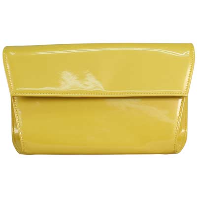Front view of 10334 Patent Clutch Lemon Patent