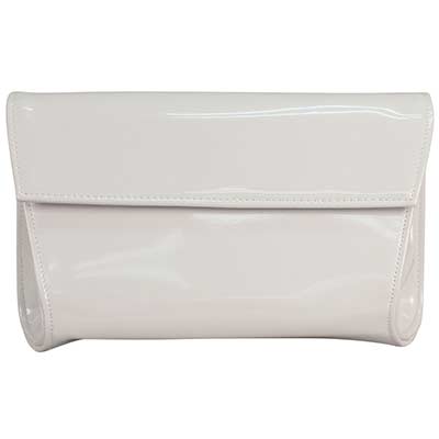 j. reneé 10334 patent clutch white pearl patent patent convertible clutch