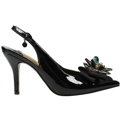 Right side view of Denyell Black Patent