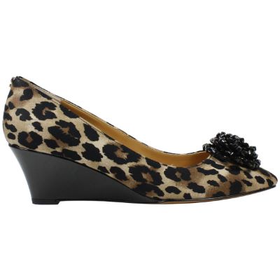 Right side view of Eloisa Brown Black Animal Print