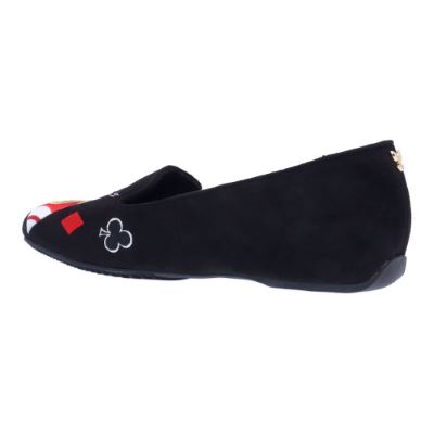 Back view of Fullhouse BLACK SUEDE EMBROIDERED