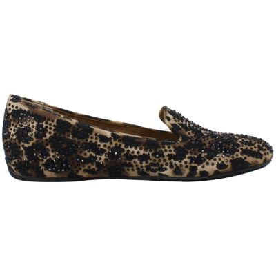 Right side view of Hanuko BROWN/BLACK ANIMAL PRINT