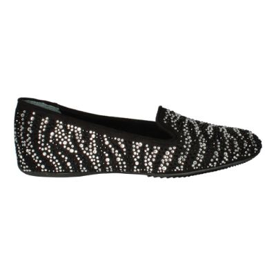 Right side view of Hanuko BLACK/CLEAR SUEDE