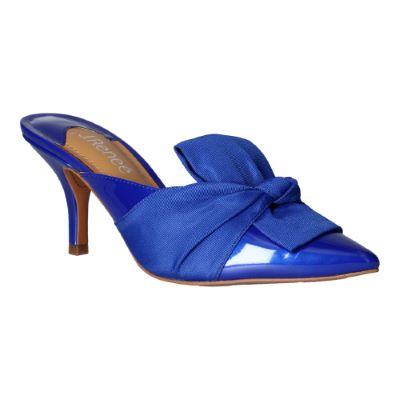Front view of Mianna COBALT PATENT/FAILLE