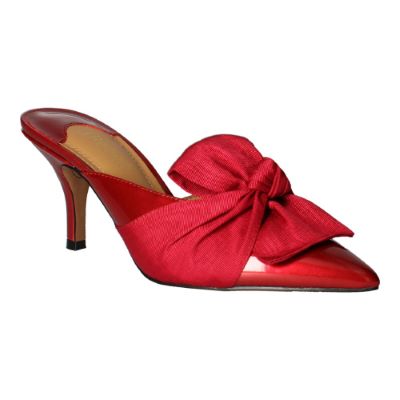 Front view of Mianna RED PATENT/FAILLE