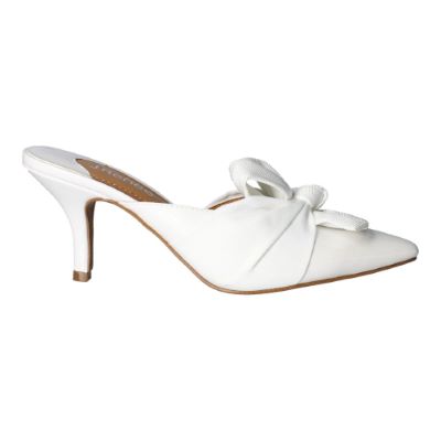 Right side view of Mianna WHITE PATENT/FAILLE