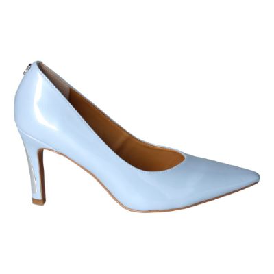 Right side view of Phoebie PLACID BLUE PATENT