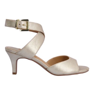 Right side view of Soncino GOLD STARDUST SUEDE