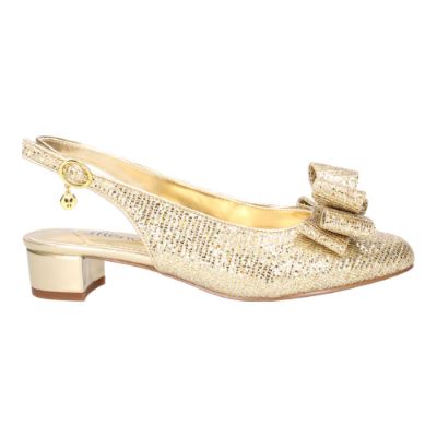 Right side view of Tanay GOLD GLITTER