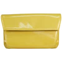 Front view of 10334 Patent Clutch Lemon Patent