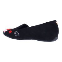 Back view of Fullhouse BLACK SUEDE EMBROIDERED
