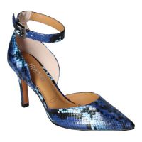 Front view of Jaelyn BLUE/BLACK MULTI