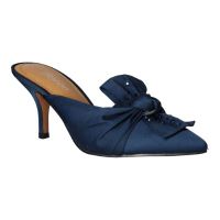 Front view of Mianna NAVY SATIN