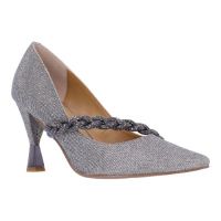 Front view of Nyomee PEWTER DANCE GLITTER