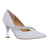 Front view of Nyomee SILVER DANCE GLITTER