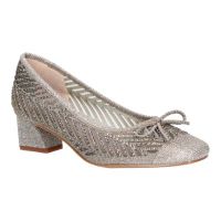 Front view of Saila PEWTER DANCE GLITTER
