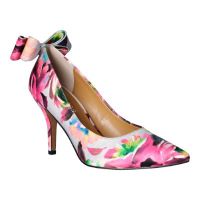 Front view of Zenata GRAY/BLUE/PINK MULTI FLORAL